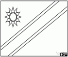 Flagge von Namibia