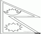 Flagge von Nepal