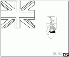 Flagge von St. Helena, Britisches Überseegebiet 