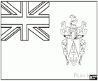 Flagge von die Pitcairninseln, britisches überseegebiet im südöstlichen Pazifik