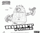 Robot Probe, der roboter alien mit dem logo des films