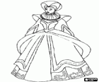 Prinzessin mit einem schönen tanzkleid
