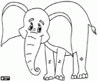 Elefant mit großen ohren