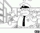 Der polizeichef von Springfield Clancy Wiggum - Chef Wiggum