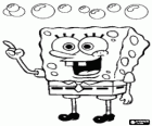 SpongeBob ist ein Schwamm mit großen Augen