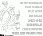 Weihnachtskarten mit der Heiligen Drei Könige