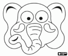 Elefant Maske
