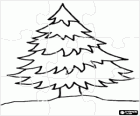 Puzzle von Tanne - Weihnachtsbaum puzzle