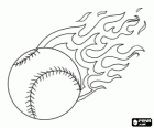 Ein Ball der Baseball