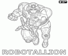 Robotallion ist ein Roboter Bakugan