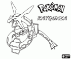 Rayquaza lebt in der Ozonschicht hoch über den Wolken und ist wie eine große Drache Schlange