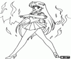 Rei Hino verwandelt sich in Sailor Mars