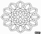 Eine Blume Mandala