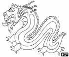 Chinesische Drachen oder Drachen Oriental