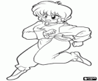 Ranma Saotome in seiner weiblichen Form, ist Ranma der Hauptfigur des Anime Ranma