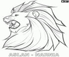 Die magischen Löwen Aslan ist der zentrale Charakter in die Abenteuer von Die Chroniken von Narnia