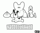 Pocoyo die besten Freunde sind Pato, Elli, Loulou und Sleepy Bird