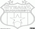Wappen des FC Steaua Bukarest, Fotbal Club Steaua București, Rumänien Fußballverein