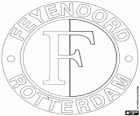 Emblem von Feyenoord Rotterdam, Fußball-Team der Niederlande