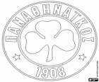 Logo Panathinaikos FC, griechischer Fußballverein