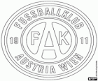 Emblem von FK Österreich Wien, Fußballklub Austria Wien, österreichischer Fußballverein