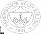 Wappen von Fenerbahce Sport Club, türkische Fußballnationalmannschaft in Istanbul
