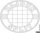 Logo von HNK Hajduk Split, kroatischer Fußballverein