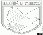 Schild der US Palermo, Unione Sportiva Città di Palermo, Italienisch Fußballverein