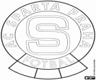 Emblem des AC Sparta Praha, wie Sparta Prag, Tschechische Fußballclubs bekannt