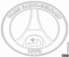 Logo der PSG FC oder Paris Saint-Germain FC, Französisch Fußballverein