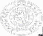 Emblem der Glasgow Rangers FC, schottische Fußballmannschaft