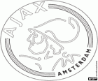 Logo der AFC Ajax Amsterdam, Fußballverein aus den Niederlanden
