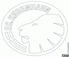 Emblem des FC Kopenhagen, die dänische Fußballverein. F. C. København, ursprüngliche Name in Dänisch