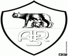 Emblem der AS Roma, italienischen Fußballverein. Associazione Sportiva Roma, ursprünglichen Namen auf Italienisch