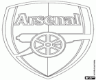 Logo des FC Arsenal, englischer Fußballverein mit Sitz in London