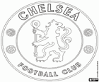 Logo des FC Chelsea, in London, die englische Fußballnationalmannschaft