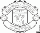 Emblem von Manchester United FC, englischer Fußball-Team