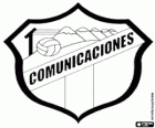 Emblem des CSD Comunicaciones, auch als Cremas bekannt, Fußballverein in Guatemala-Stadt