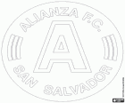 Emblem der Alianza FC, Fußballverein aus San Salvador