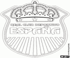 Logo der RCD España, wie die Real España, Fußballverein aus San Pedro Sula, Honduras bekannt
