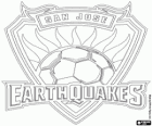 Wappen der San Jose Earthquakes Fußballmannschaft in der MLS, Kalifornien, USA