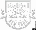 Logo der Fußball-Team der New York Red Bulls, MLS-Klub