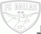 Logo des FC Dallas, Fußball-Team in Texas, USA
