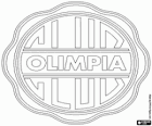 Emblem des paraguayischen Fußballverein Club Olimpia Asuncion