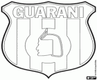 Emblem der Club Guaraní, Fußballmannschaft aus Paraguay