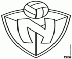 Logo des Club Deportivo El Nacional, Fußballmannschaft in Quito, Ecuador