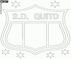 Emblem der Sociedad Deportivo Quito, Fußballverein in Ecuador