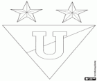 Logo der Liga Deportiva Universitaria de Quito, Ecuador Fußballverein