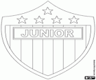 Abzeichen der CP Deportiva Junior, als Atletico Junior, kolumbianischen Fußballverein aus der Stadt Barranquilla bekannt