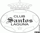 Logo des Club Santos Laguna, mexikanische Fußballmannschaft in Torreón Basis